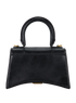Hourglass XS, £495, Handbags, Black, Leather, Back view